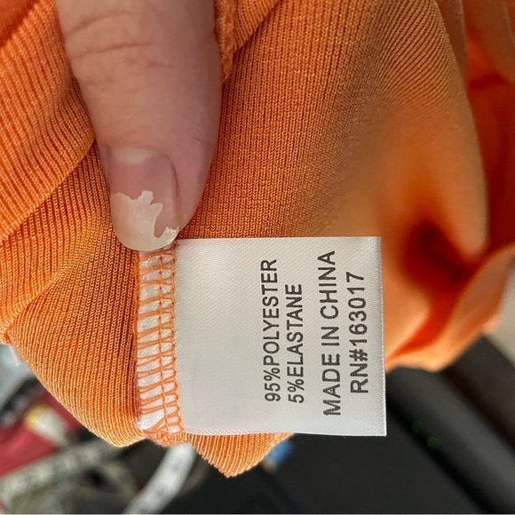 Princess Polly True Heart Pants in Orange Size 0 - Picture 5 of 9